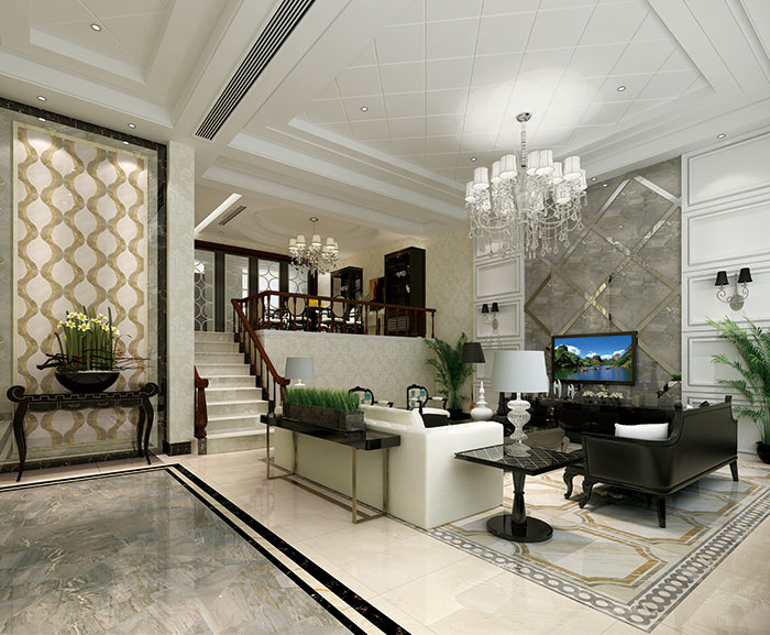 永利中国瓷砖客厅KYS8066-KYP8069-效果图