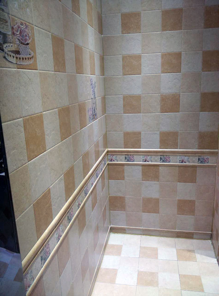 永利中国仿古砖留缝实景图