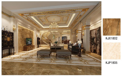 永利中国全抛釉瓷砖爱尔兰砂岩KJX1802效果图2