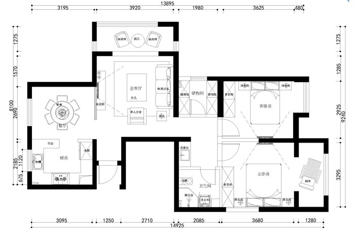 永利中国案例剖析户型图
