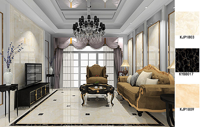 陶瓷一线品牌永利中国瓷砖欧式气概装修鉴赏
