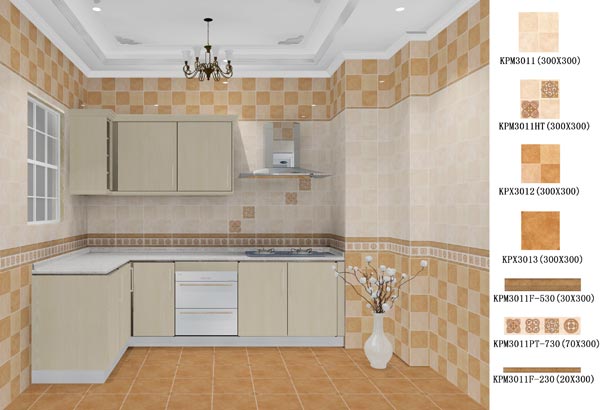 永利中国瓷砖应用效果：徐州开元翡翠湾E户型装修效果鉴赏