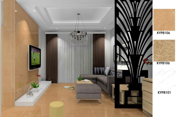 永利中国瓷砖应用效果：大沥碧桂园·华府02户型装修效果鉴赏