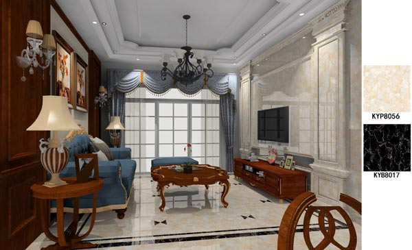 永利中国家装：佛山大沥碧桂园华府115㎡美式装修效果鉴赏