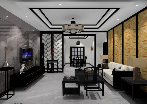 永利中国家装：佛山灯湖华府173㎡新中式装修效果鉴赏