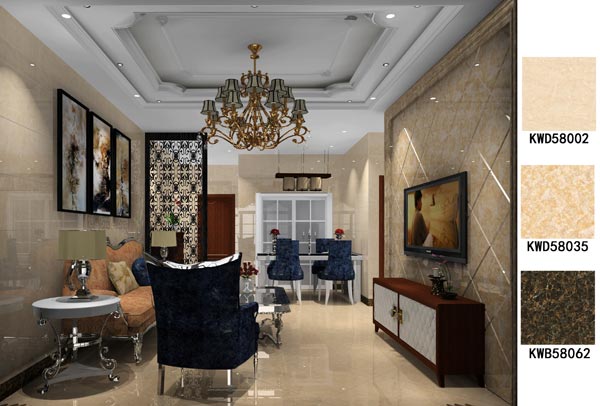 永利中国家装：佛山保利紫山国际115㎡欧式气概装修鉴赏