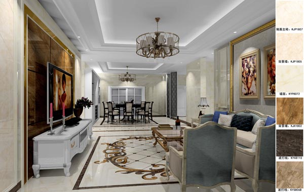 永利中国家装：天津廊坊塞纳荣府148㎡简欧气概装修鉴赏