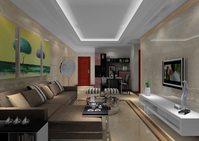 永利中国家装：佛山丹灶桂丹颐景园74㎡简约现代装修效果鉴赏