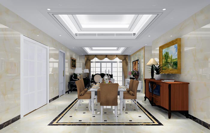 永利中国家装：佛山恒宝御龙湾128㎡的欧式气概装修鉴赏