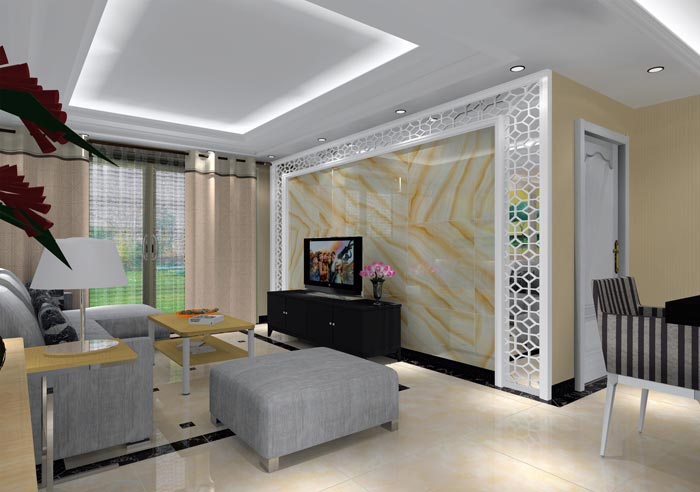 永利中国家装：井冈山协调家园安顿小区130㎡现代气概装修鉴赏