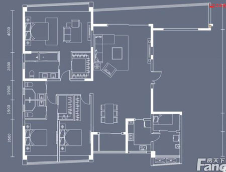 本单位的设计要害词：净、雅、简、时尚。。。。。？？？？？？？？吞侵魅似肺坏南笳，，，，，，本客厅的墙面没有过多的装饰，，，，，，客餐厅的酒柜设计更是凸显了主人的品味格调，，，，，，而本设计客厅没有主灯，，，，，，让人感受视野较量坦荡。。。。。。