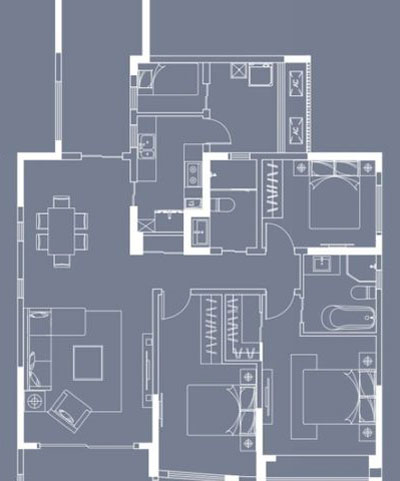 永利中国家装：成都中环丰锦153㎡的欧式气概装修鉴赏