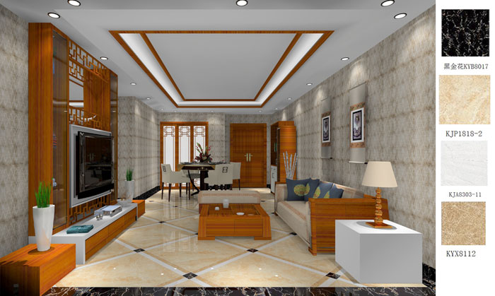 永利中国家装：成都中环丰锦98㎡的中式气概装修鉴赏