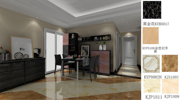 永利中国家装：佛山禅城怡翠晋盛花园100㎡的现代气概装修鉴赏