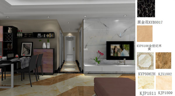 永利中国家装：佛山禅城怡翠晋盛花园100㎡的现代气概装修鉴赏