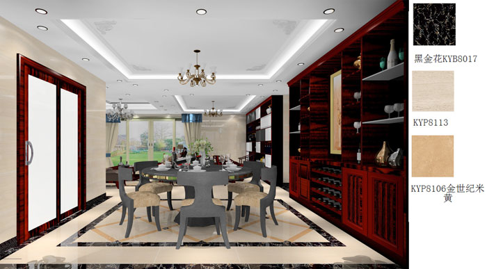 永利中国家装：佛山禅城怡翠晋盛花园196㎡的欧式气概装修鉴赏