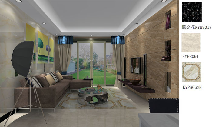 永利中国家装：佛山禅城怡翠晋盛花园91㎡的现代气概装修鉴赏